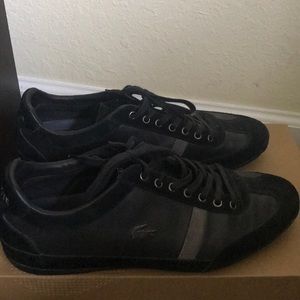 Black Lacoste shoes